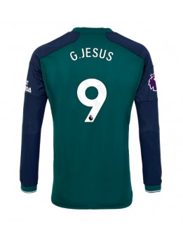 Moški Nogometna dresi replika Arsenal Gabriel Jesus #9 Tretji 2023-24 Dolgi rokav